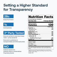 Transparent Labs 100% Grass-Fed Whey Protein Isolate