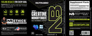Creatine monohydrate flavored